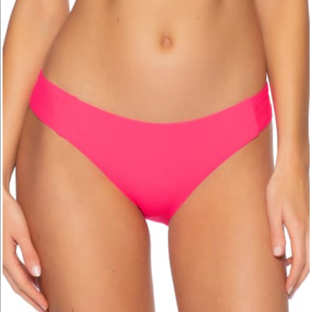 NWT BECCA Side Tab Hipster Fine Lines Bottom